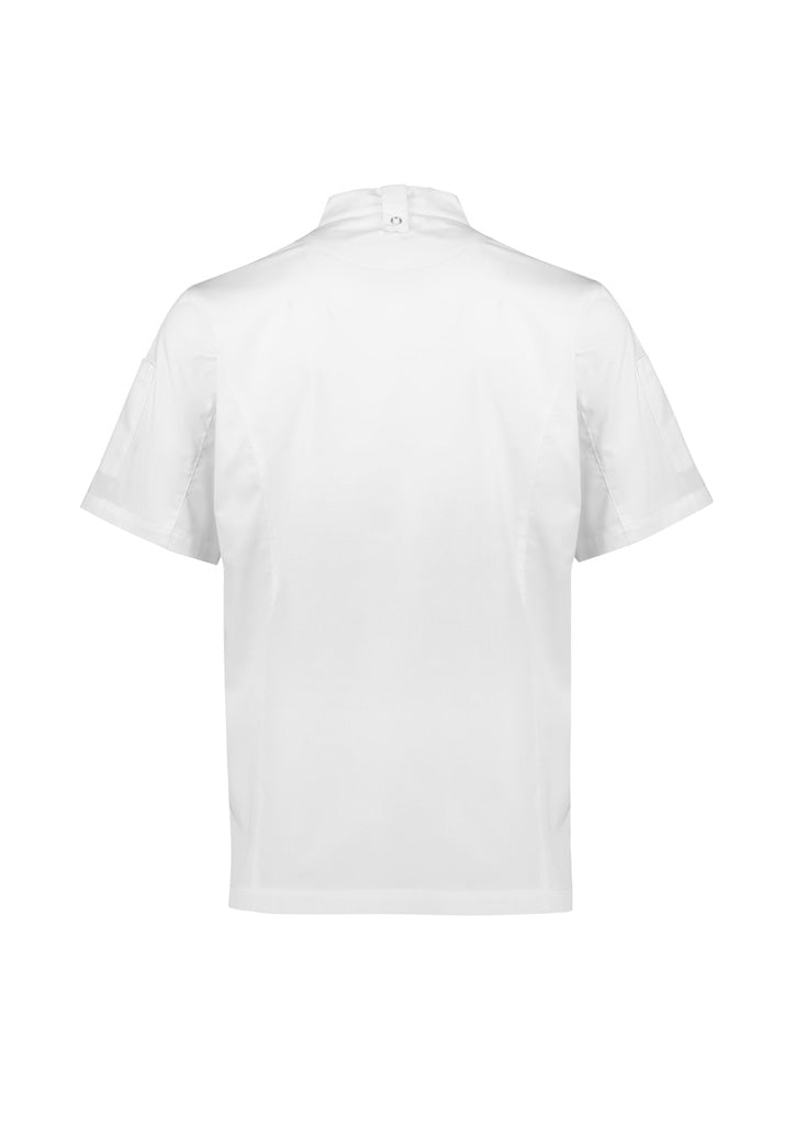 Mens Alfresco Short Sleeve Chef Jacket