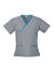 Womens Contrast Scrub Top