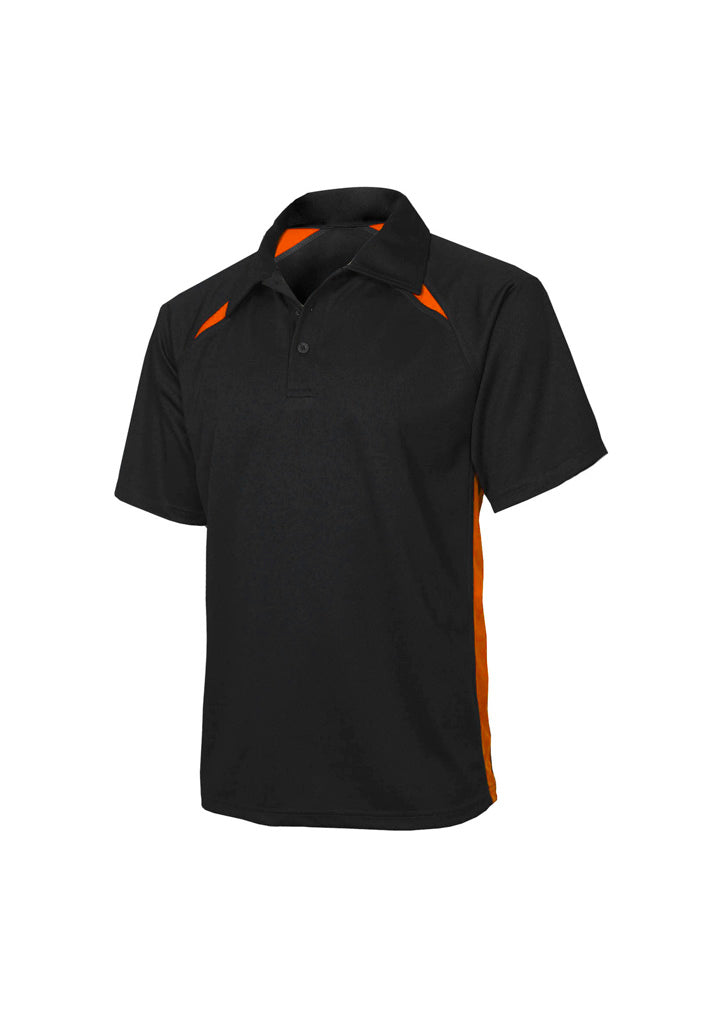 Mens Splice Short Sleeve Polo