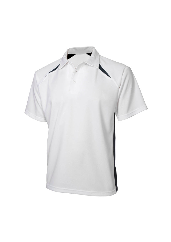 Mens Splice Short Sleeve Polo