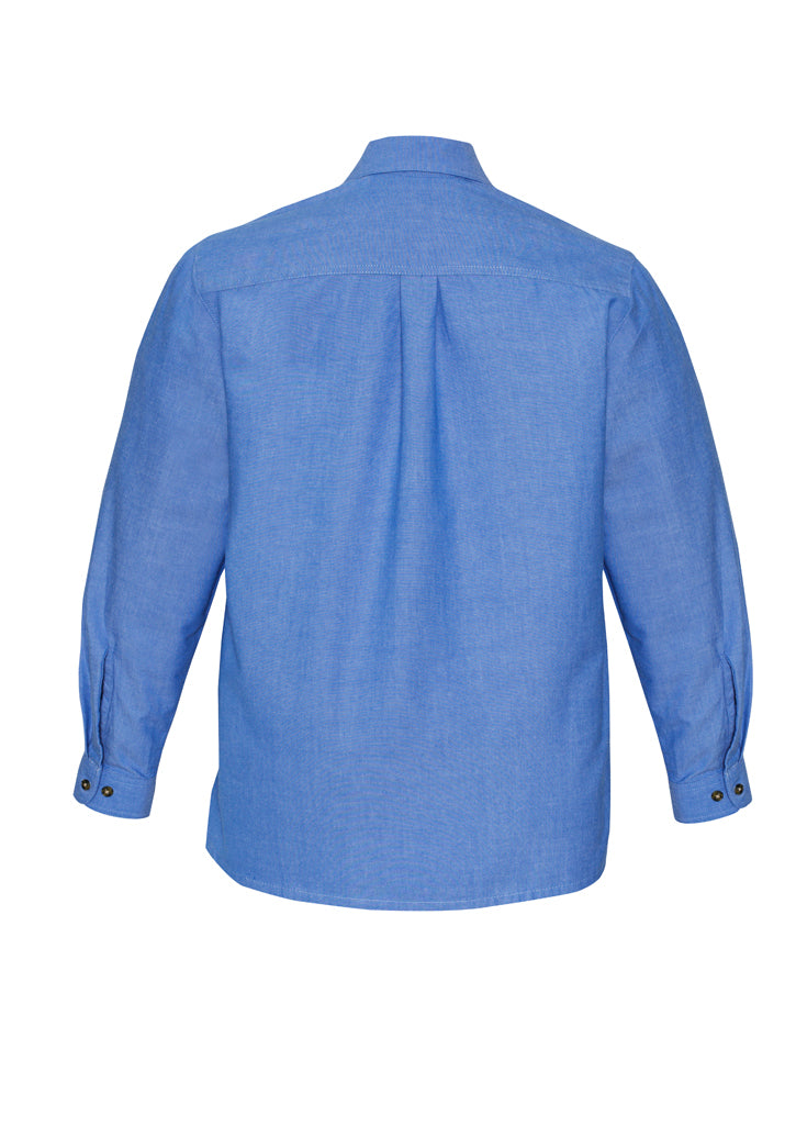 Mens Chambray Long Sleeve Shirt