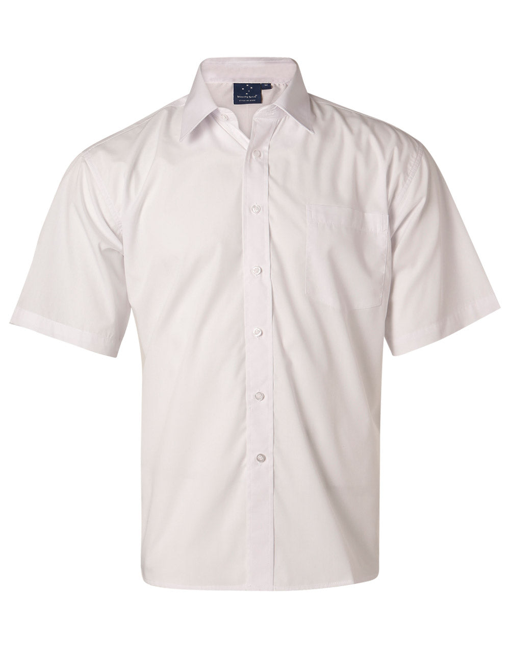 Man's Poplin Shirt,Short Sleeve