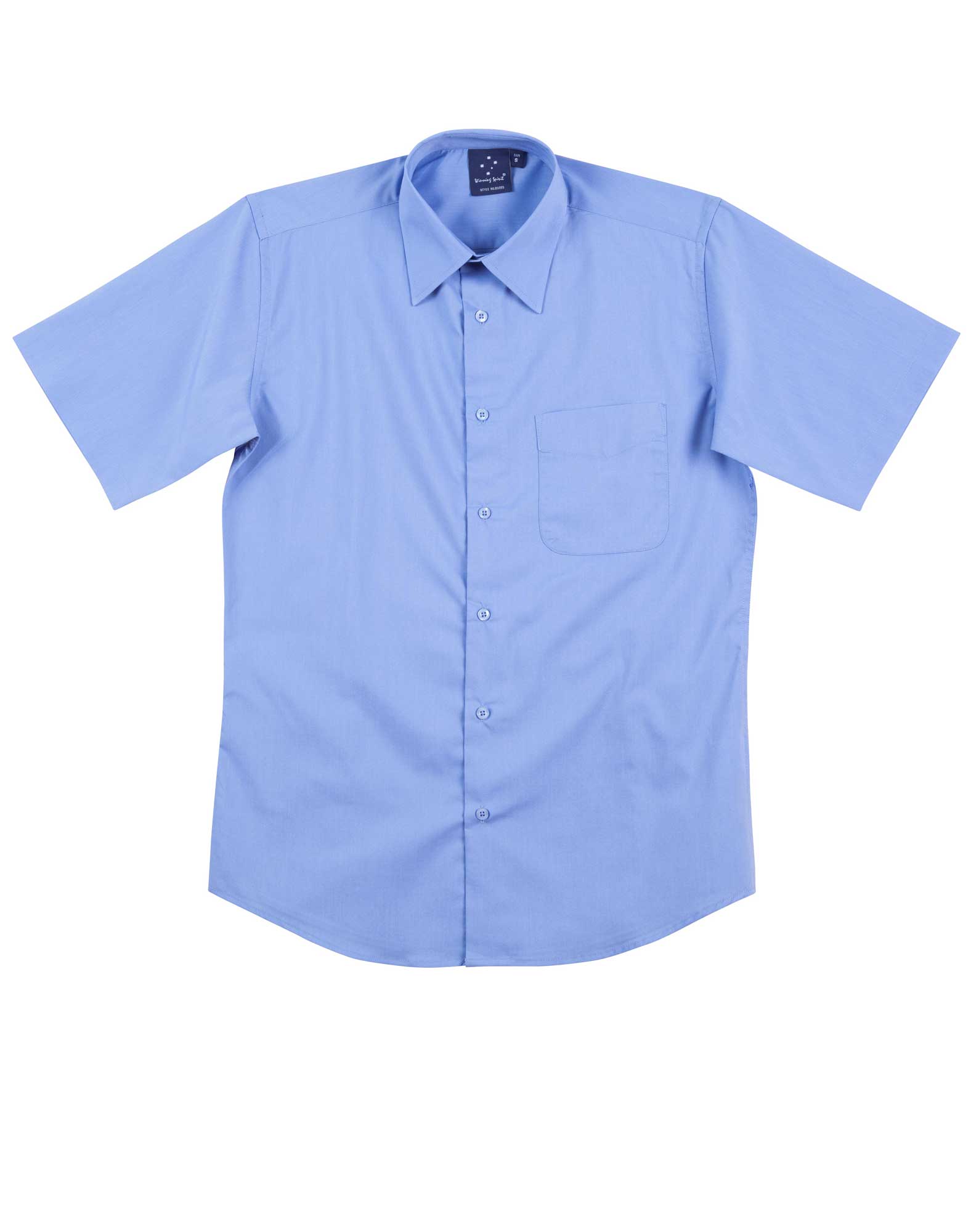 Mens S/S Teflon Business Shirt