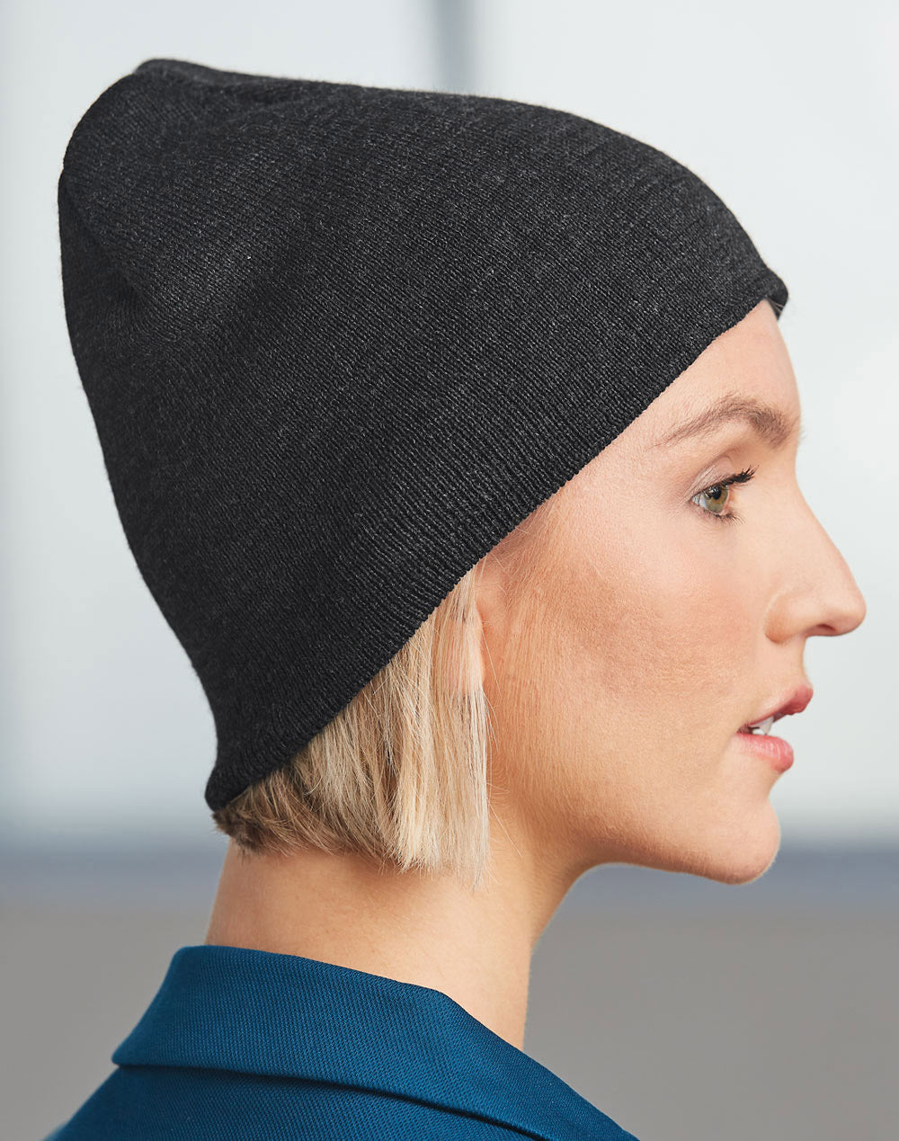 Acrylic Knitted Marl Beanie