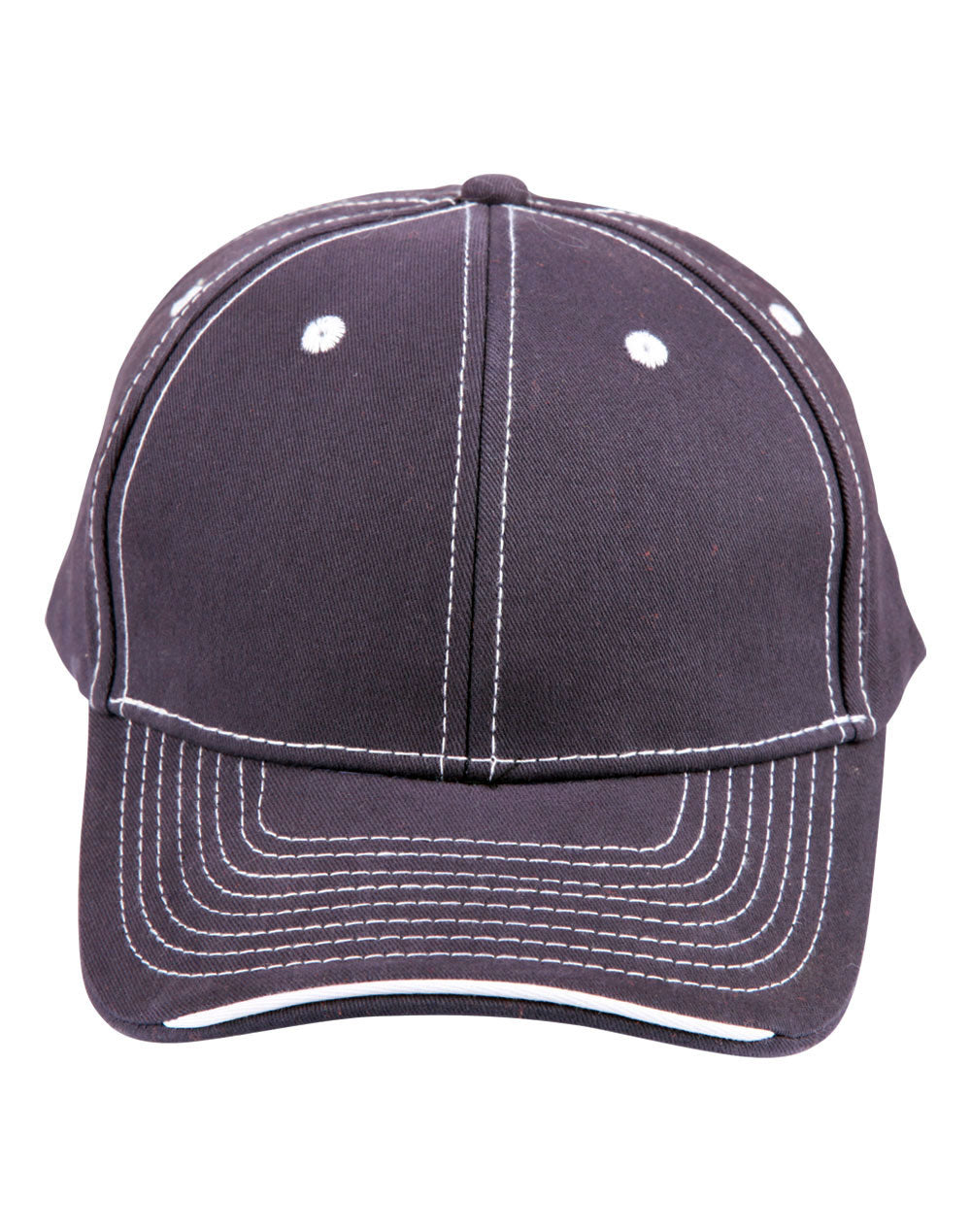 Premium Cotton Twill Contrast Trim Cap