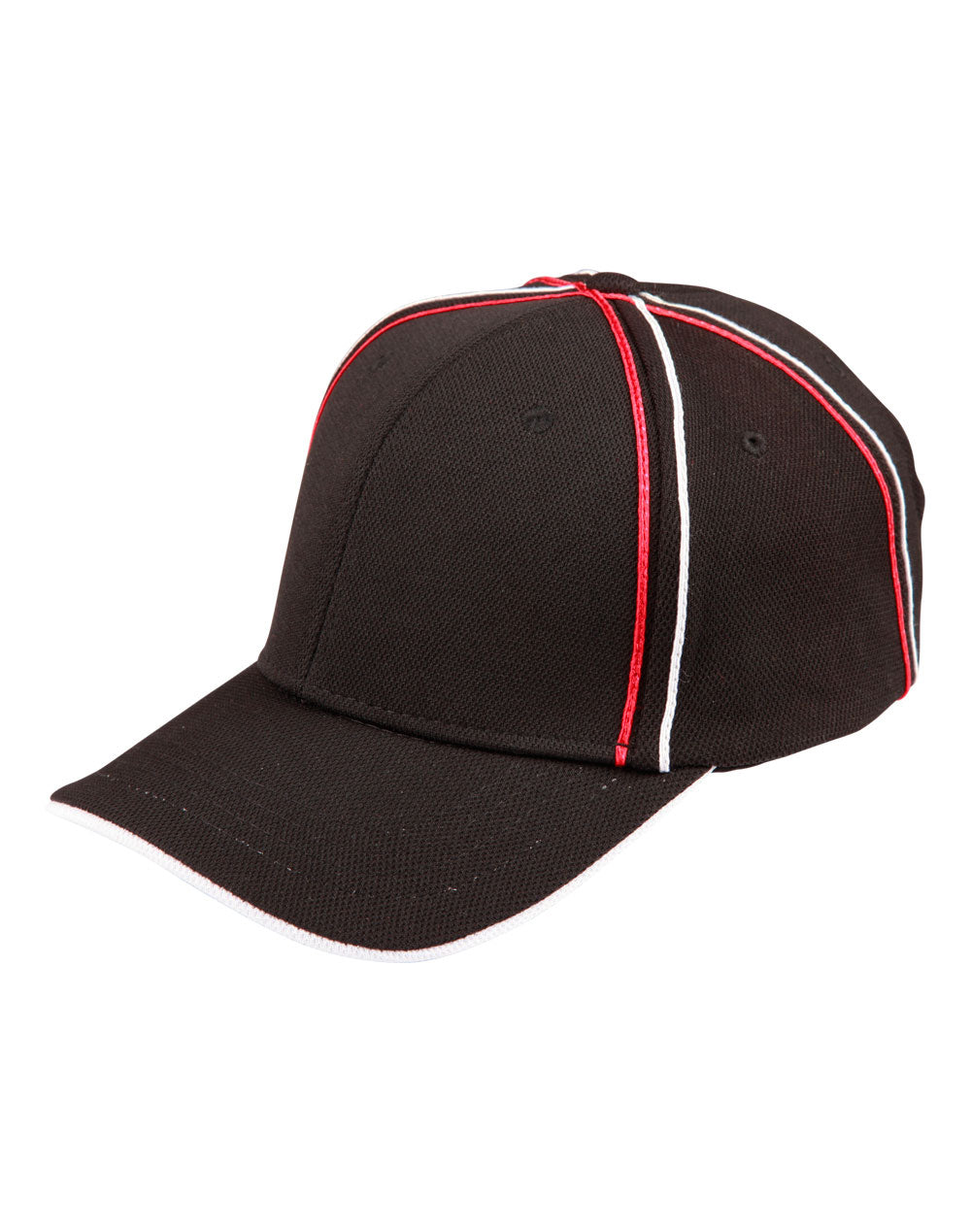 Tri-Color Pique Mesh Structured Cap