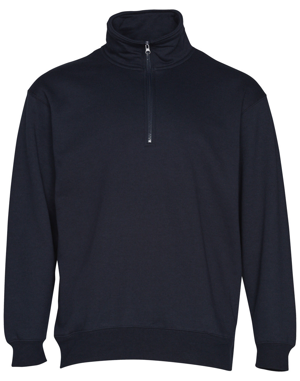 1/2 Zip Collar Fleecy Sweat