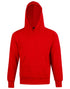 Kids' Close Front Contrast Fleecy Hoodie