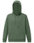 Adult's Close Front Contrast Fleecy Hoodie