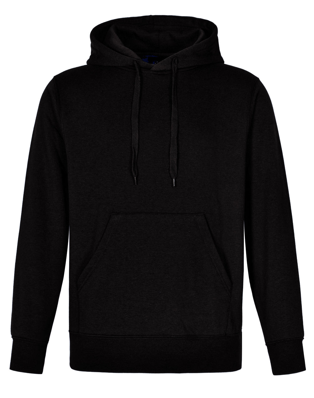 Adult's Close Front Contrast Fleecy Hoodie