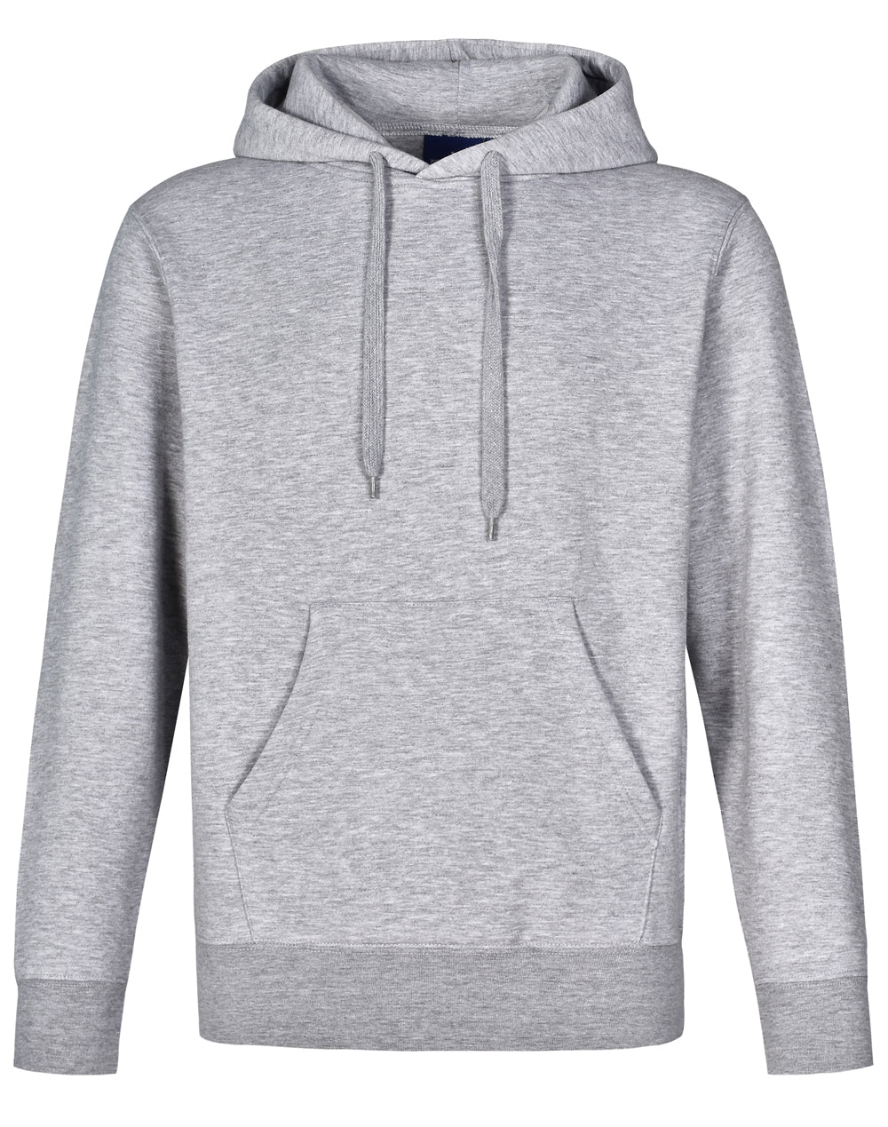 Adult's Close Front Contrast Fleecy Hoodie