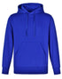 Adult's Close Front Contrast Fleecy Hoodie
