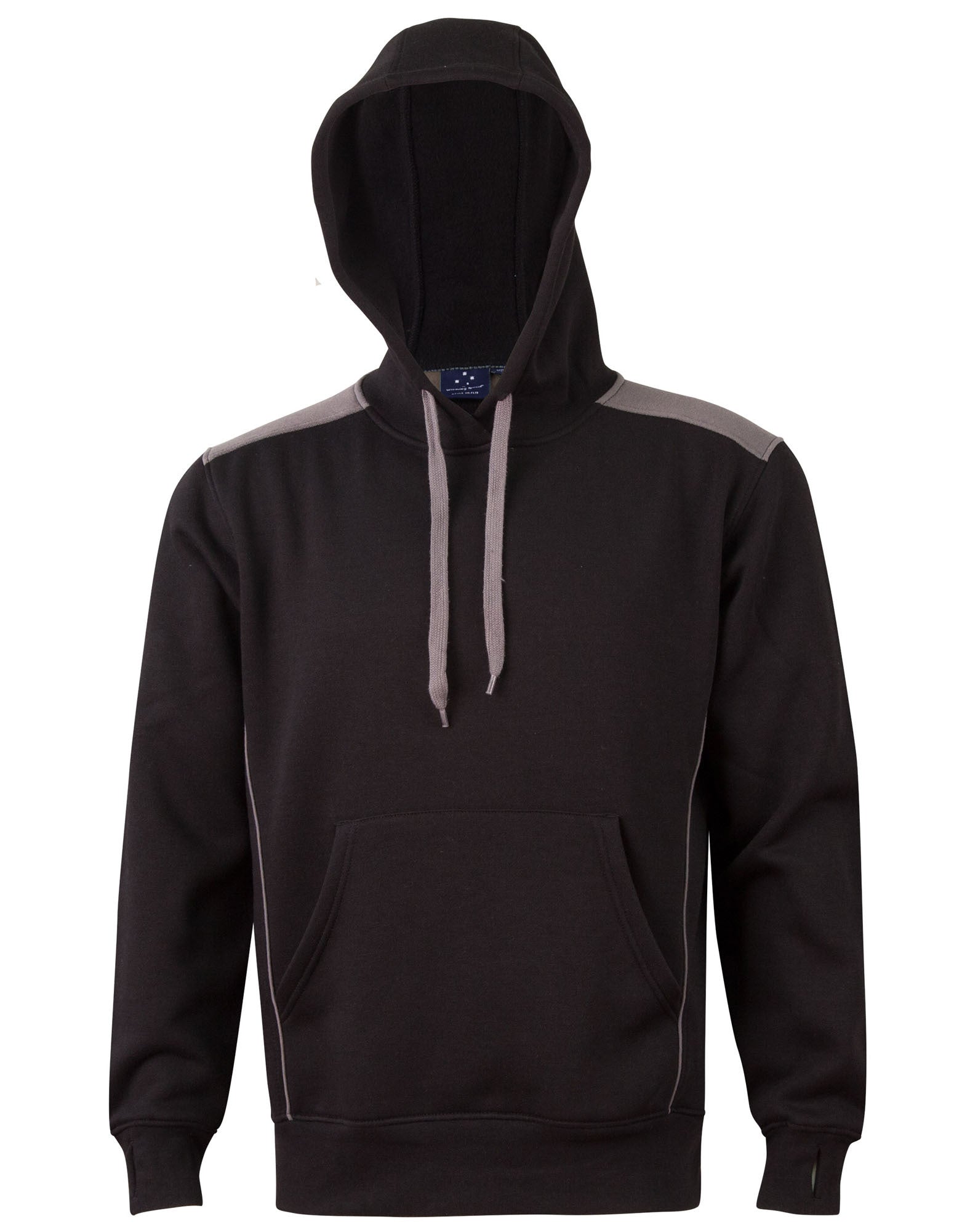 Adult's Kangaroo Pocket Contrast Hoodie