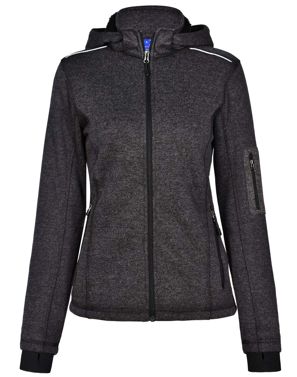 Ladies' Heather Bonded Fleece Jacket