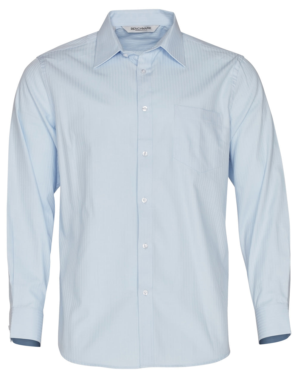 Men's Mini Herringbone Long Sleeve Shirt