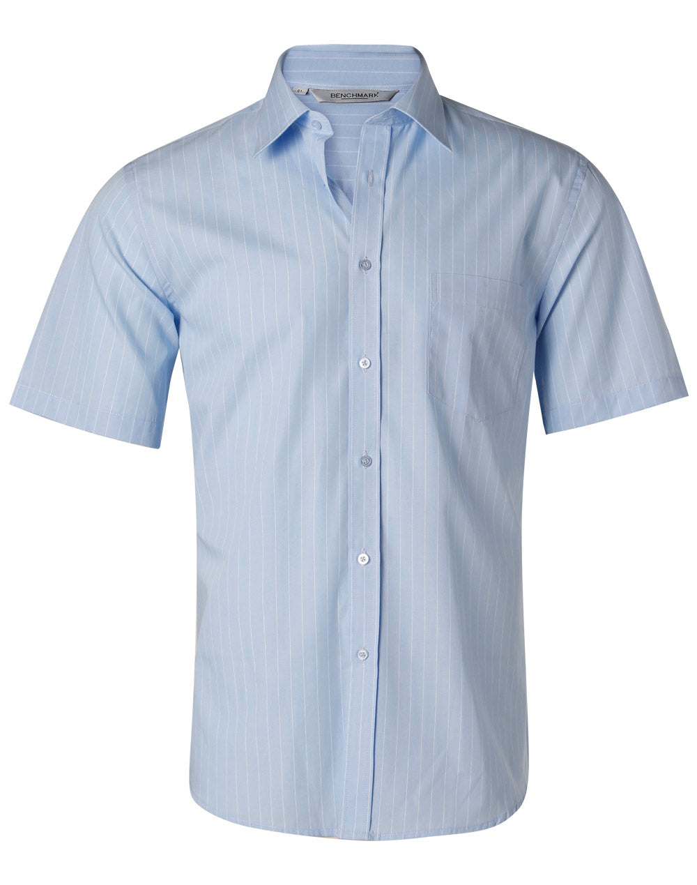 Men's Pin Stripe Short Sleeve Shirt