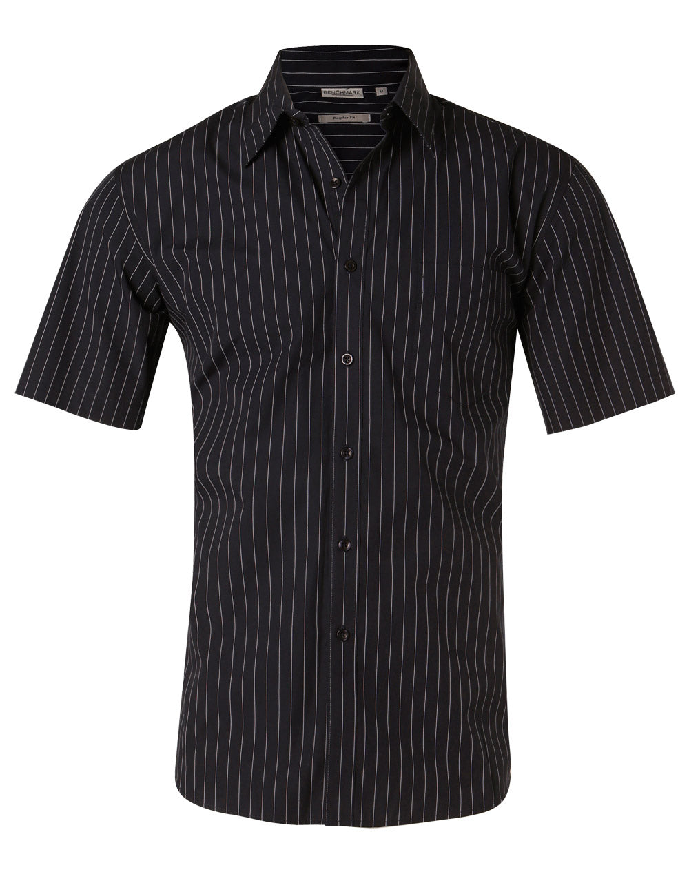 Men's Pin Stripe Short Sleeve Shirt