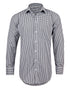 Men's Gingham Check Roll-Up L/S Shirt