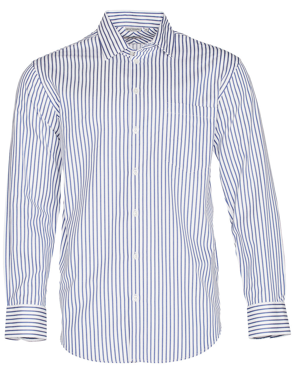 Men’S Sateen Stripe L/S Shirt