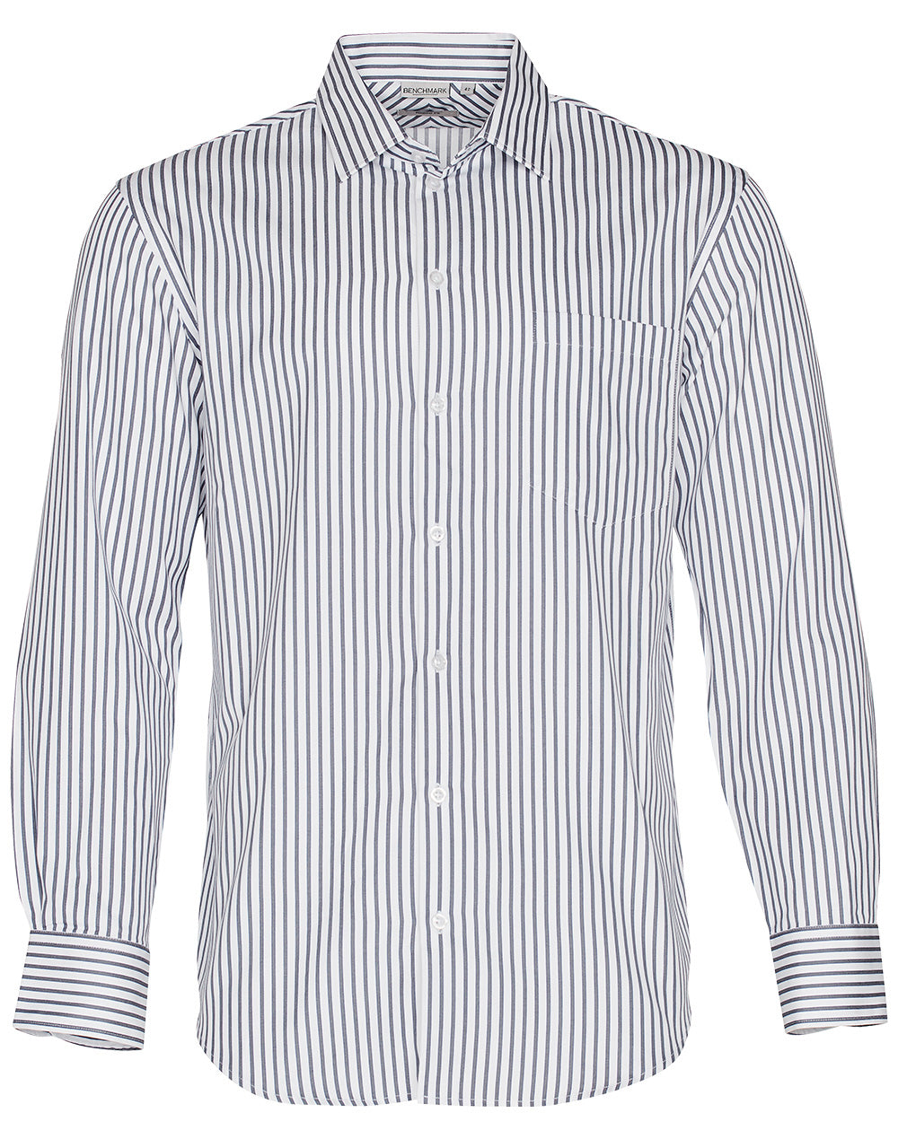 Men’S Sateen Stripe L/S Shirt