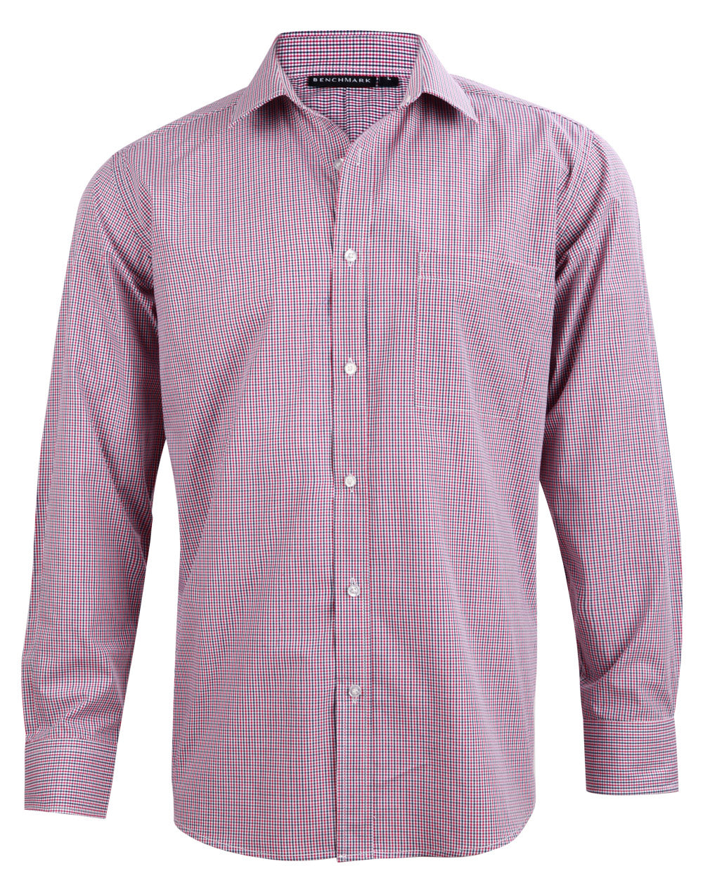 Men's Two Tone Mini Check L/S Shirt