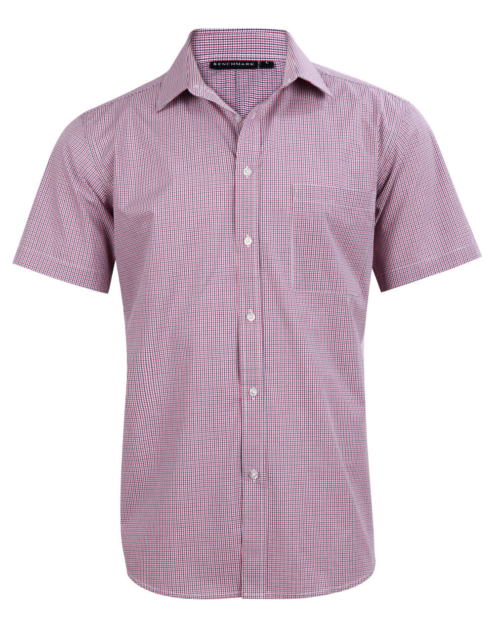 Men's Two Tone Mini Check S/S Shirt