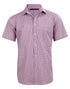 Men's Two Tone Mini Check S/S Shirt
