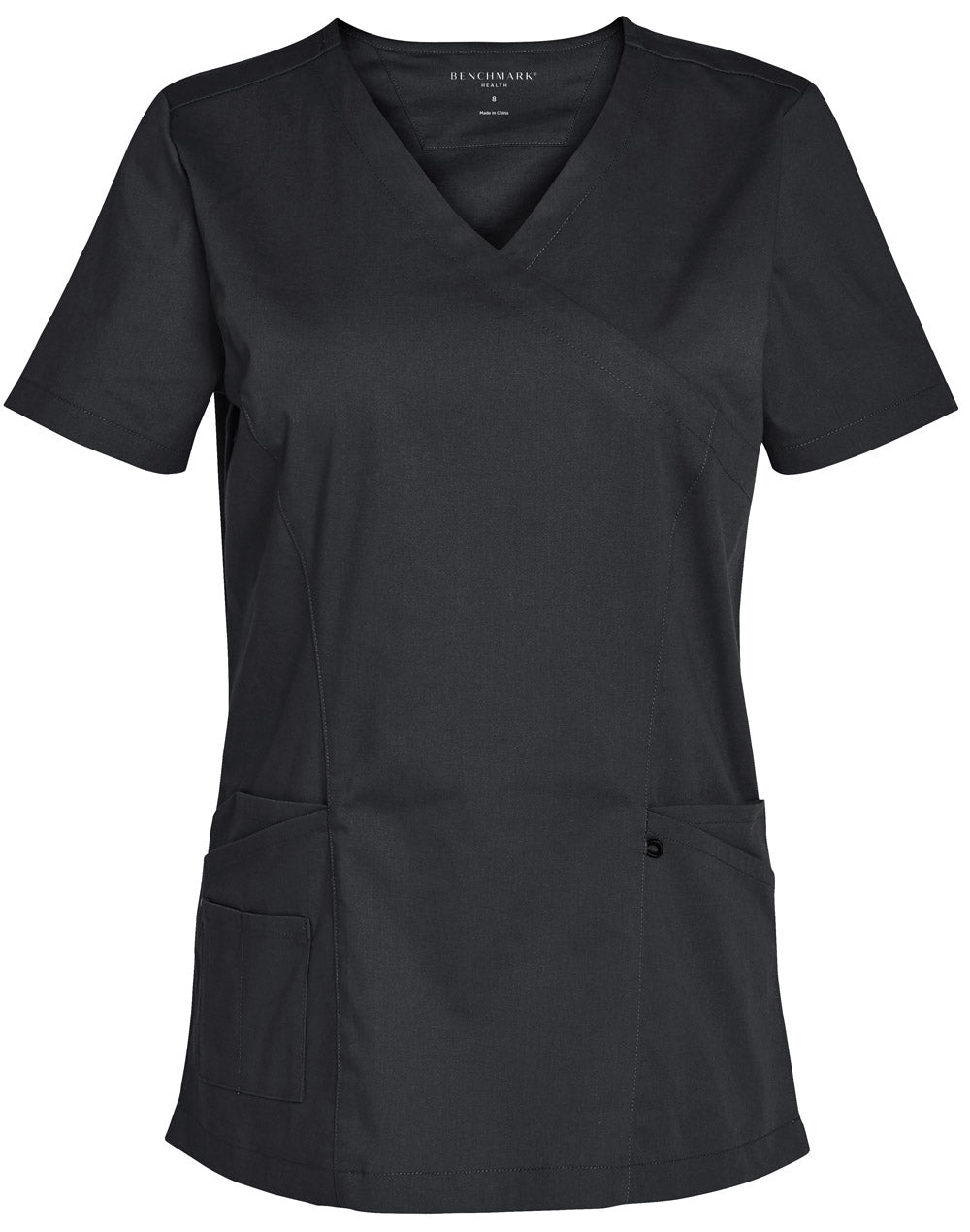 Ladies' Solid Colour S/S Scrub Top