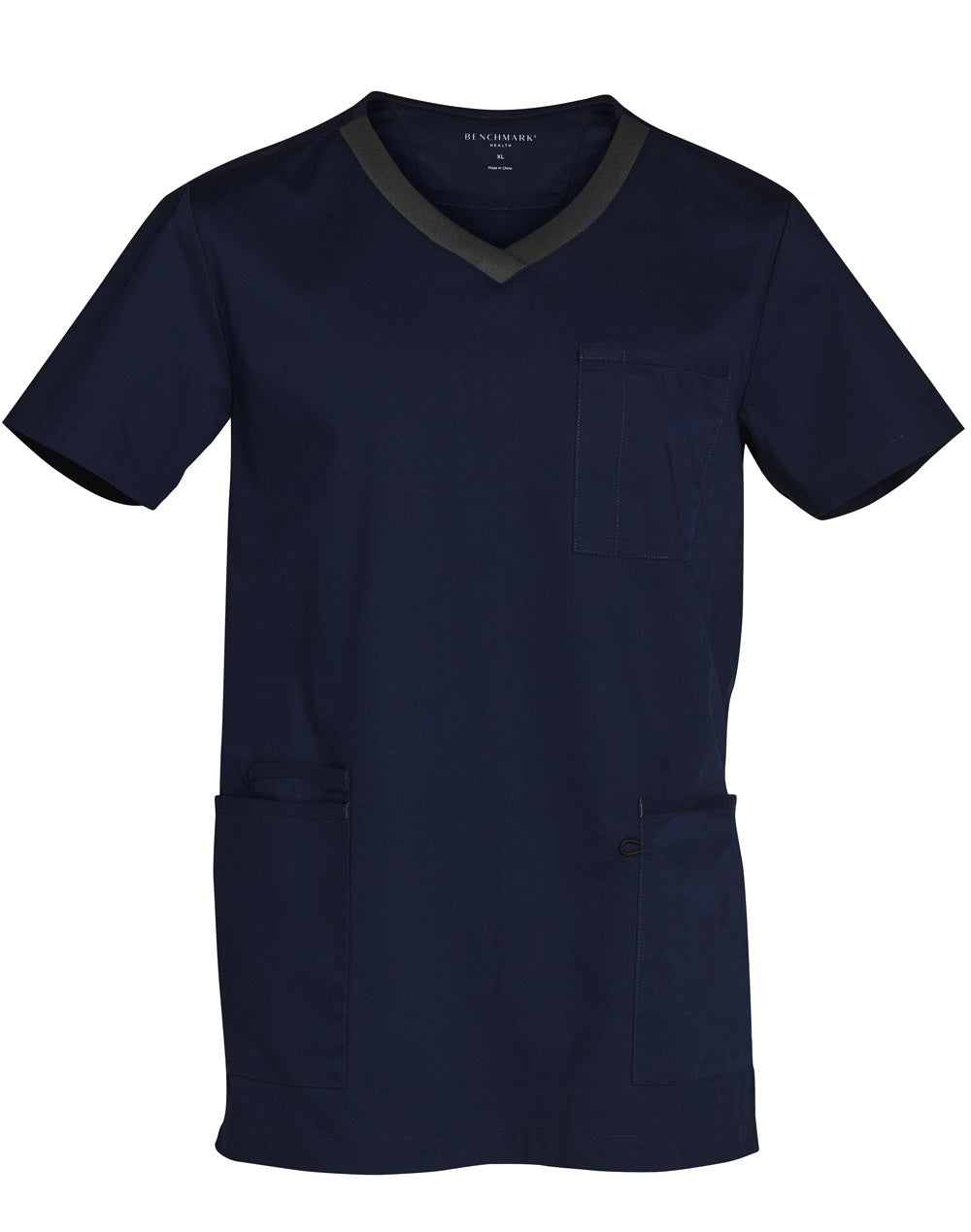 Men's Contrast Colour S/S Scrub Top