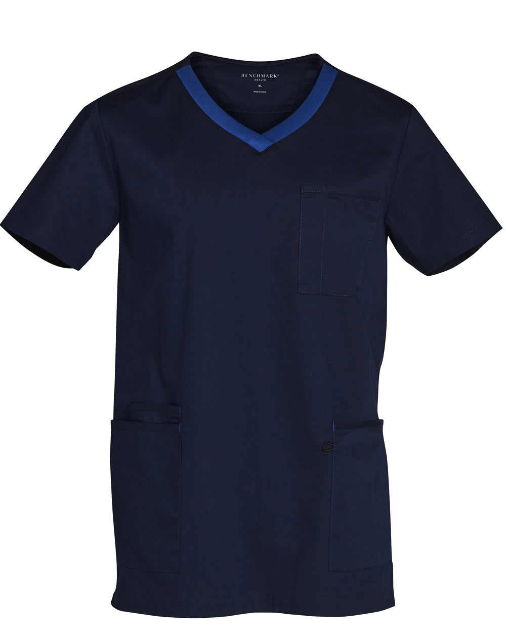 Men's Contrast Colour S/S Scrub Top