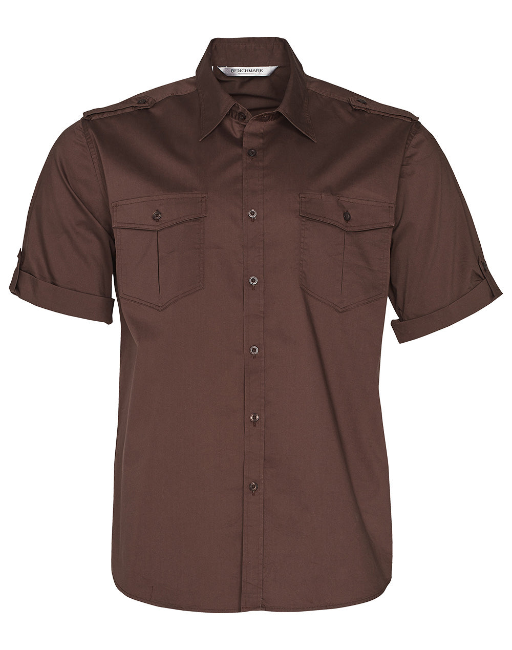 Men's Short Sleeve Military Shirt