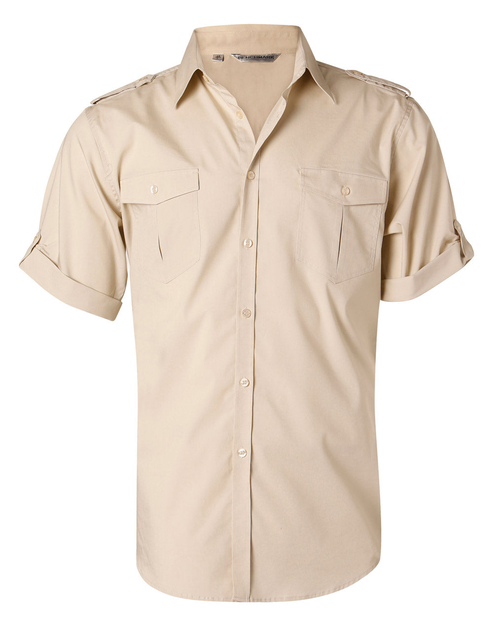 Men's Short Sleeve Military Shirt