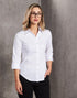 Women's Fine Twill 3/4 Sleeve Shirt