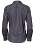 Ladies' Dobby Striped Taped L/S Shirt