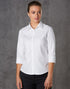 Women's Mini Herringbone 3/4 Sleeve Shirt