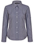 Women's Gingham Check Roll-Up L/S Shirt