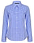 Women's Gingham Check Roll-Up L/S Shirt