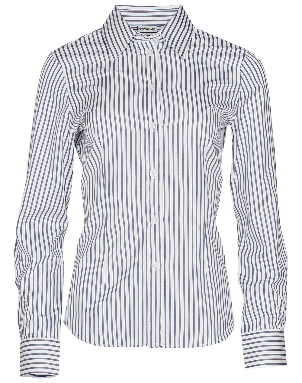 Women's Sateen Stripe L/S Shirt