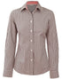 Women's Gingham Check Roll-Up L/S Shirt