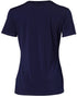 Ladies' V-Neck With Tab S/S Knit Top