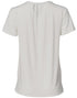 Ladies' Round Neck With Pleats S/S Knit Top