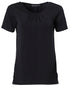Ladies' Round Neck With Pleats S/S Knit Top