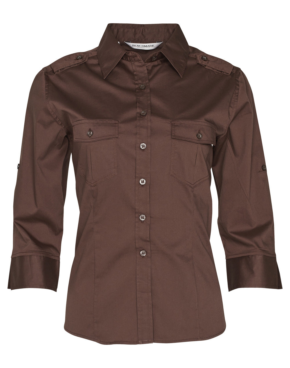 Women's 3/4 Sleeve Military Shirt