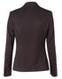 Women's One Button Cropped Jacket In Poly/Viscose Stretch