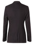 Women's Two Buttons Mid Length Jacket In Poly/Viscose Stretch