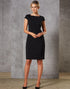 Ladies' Wool Blend Stretch Cap Sleeve Dress