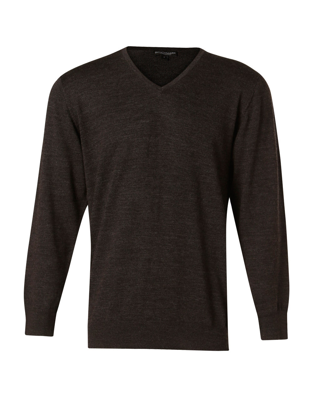 Men's 100% Merino Wool V Neck L/S Sweater