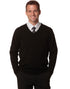 Men's 100% Merino Wool V Neck L/S Sweater