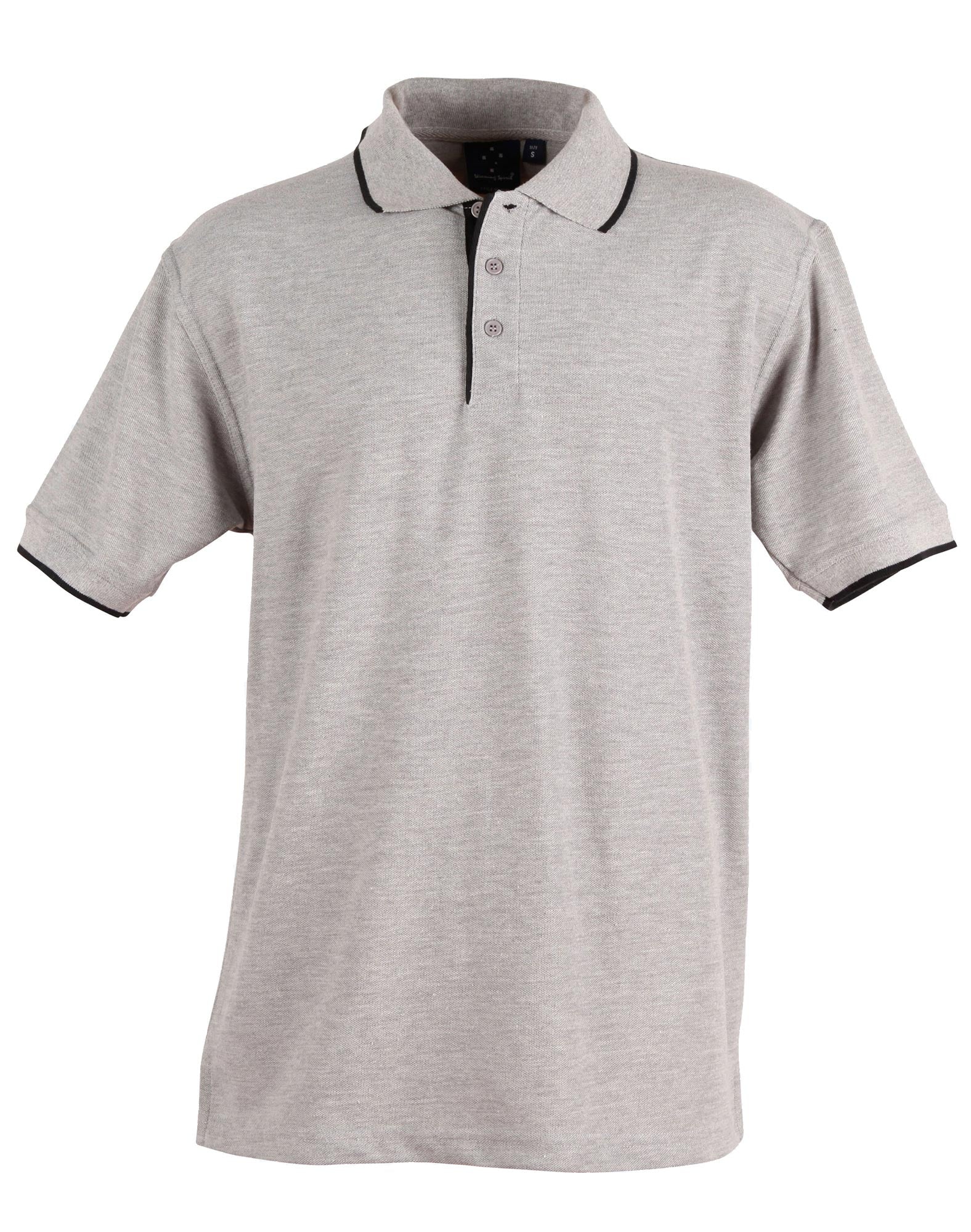 Mens S/L Pique Polo Contrast