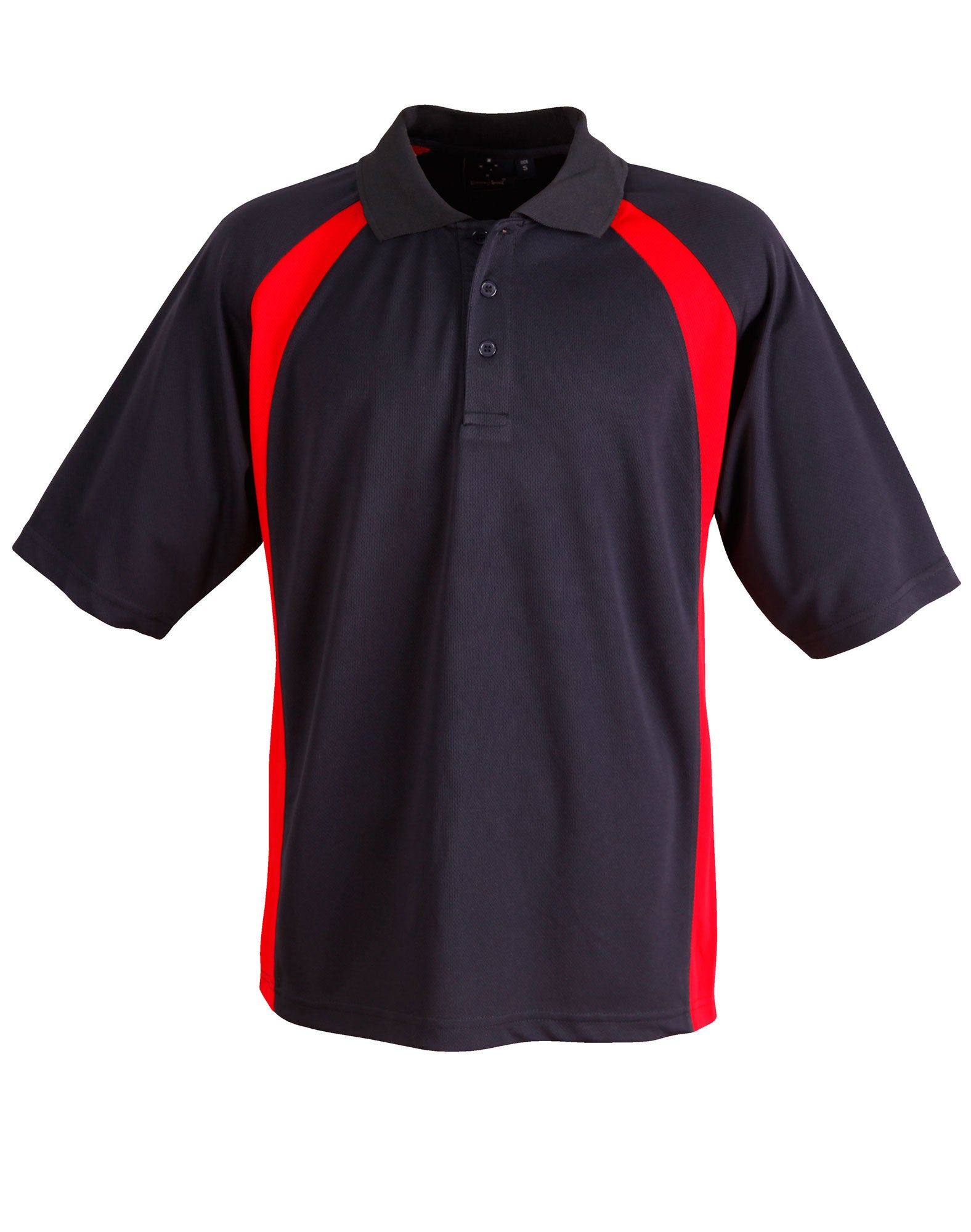 Men's Cooldry Micro-Mesh Contrast Colour Polo